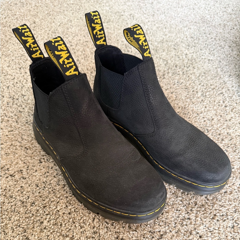 Dr. Martens Black Slip-On Boots